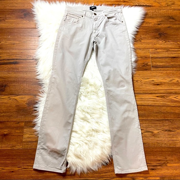 Paige Men’s Normandie Slim Straight Leg Light Gray 5 Pockets Pants Size 31X32 - Picture 3 of 13
